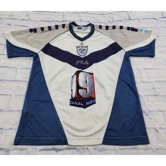 Velez Sarsfield Jersey 1994-95 Fila SIZE S Blue Soccer Argentina Futbol VINTAGE